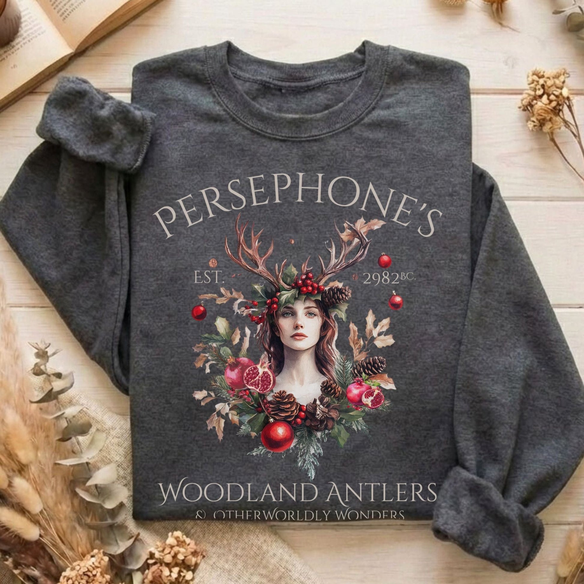 Sweatshirt Dark Heather / S Design 93 Sweatshirt The Mystic Eden