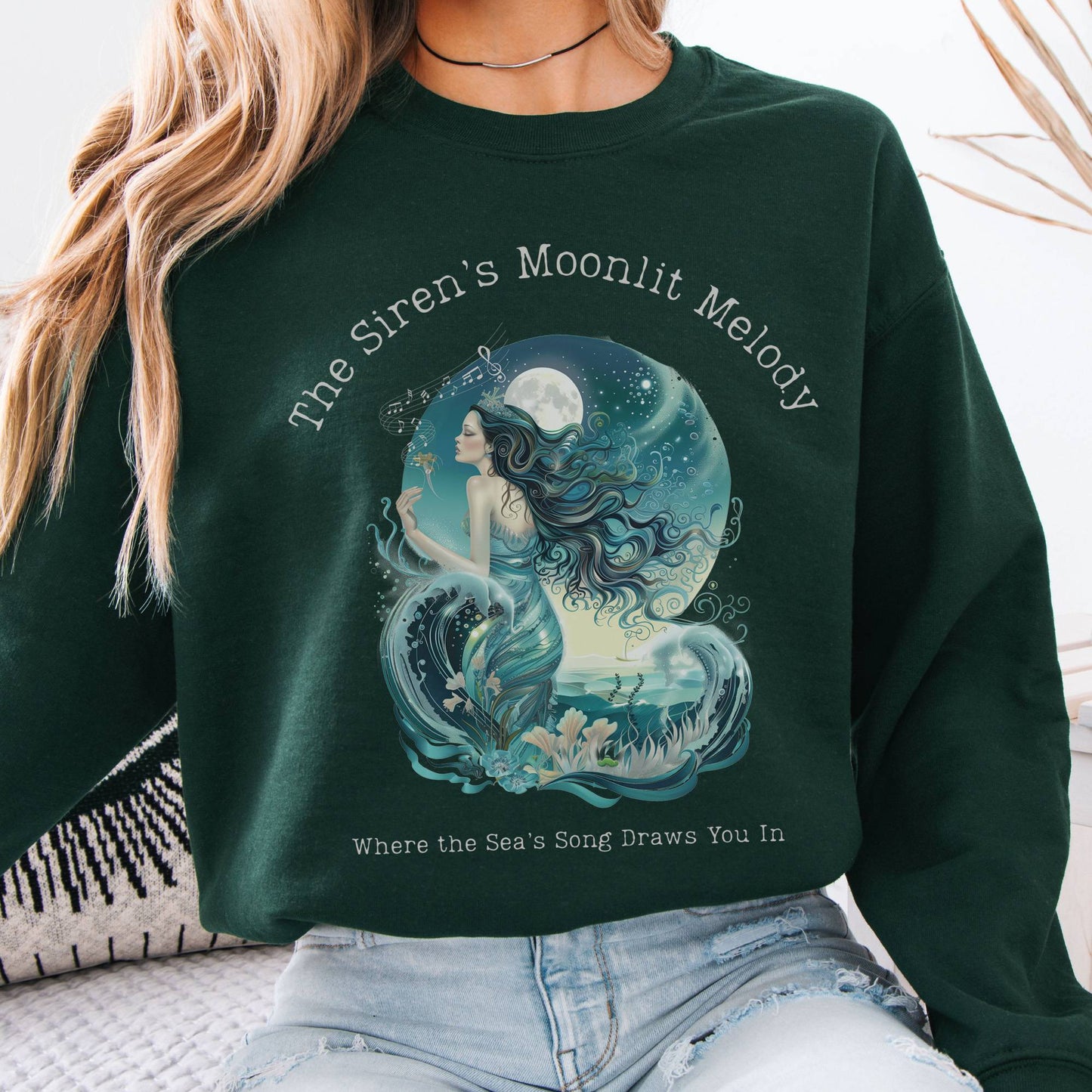 Sweatshirt Design 272 Crewneck Sweatshirt The Mystic Eden