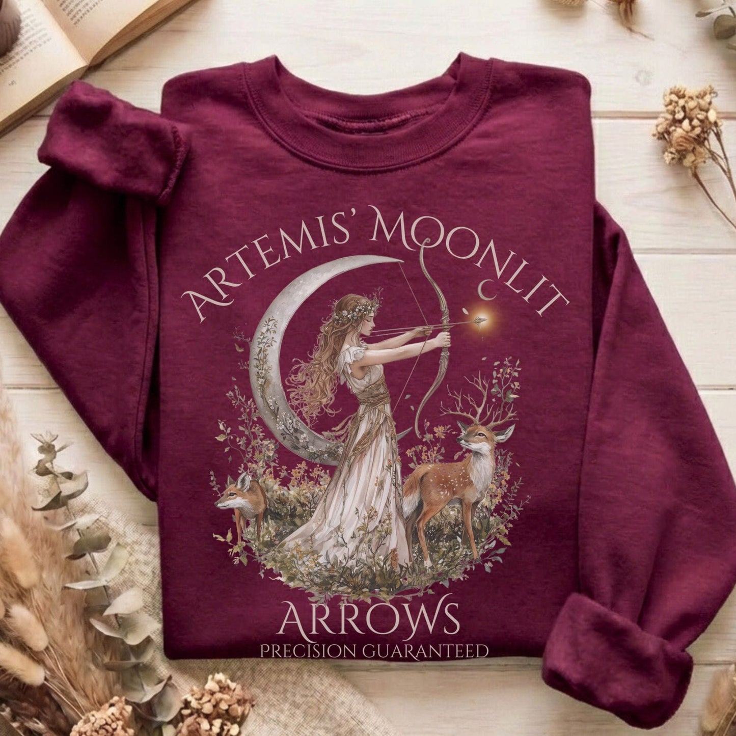 Sweatshirt Maroon / S Design 98 Sweatshirt The Mystic Eden