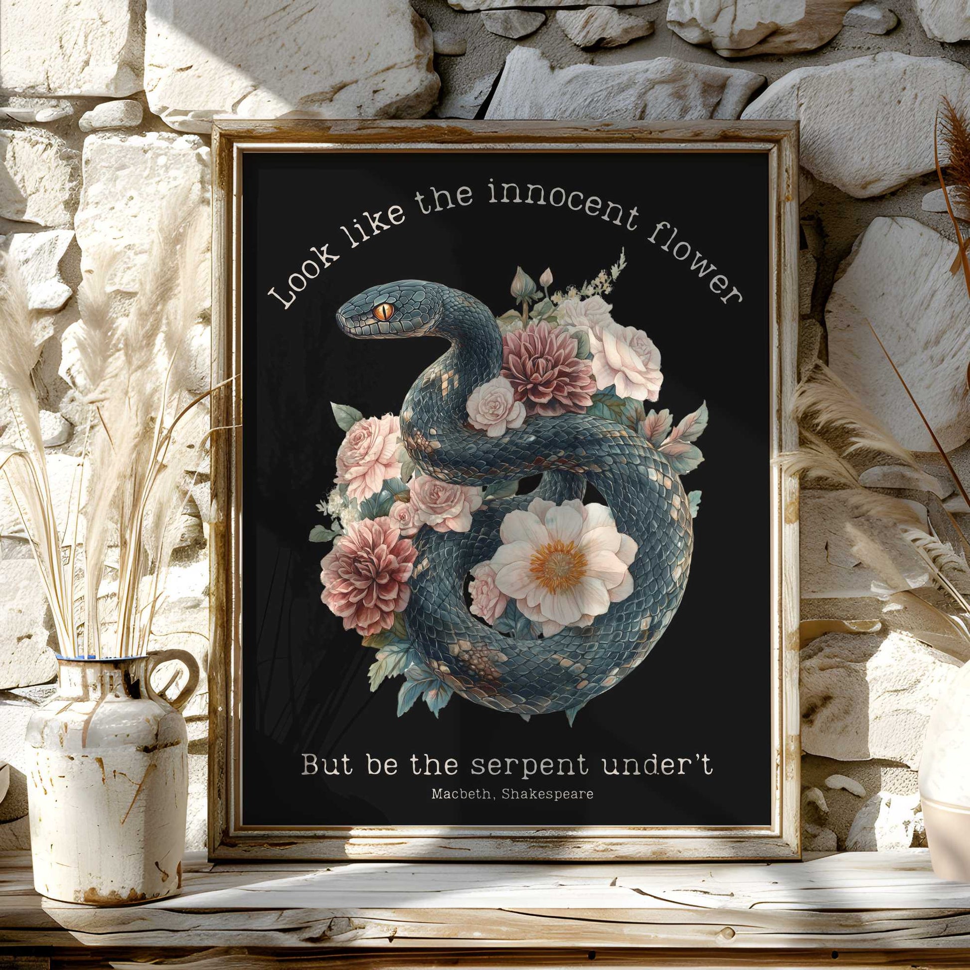 Poster 11″ x 14″ / Matte Design 186B - Art Print The Mystic Eden