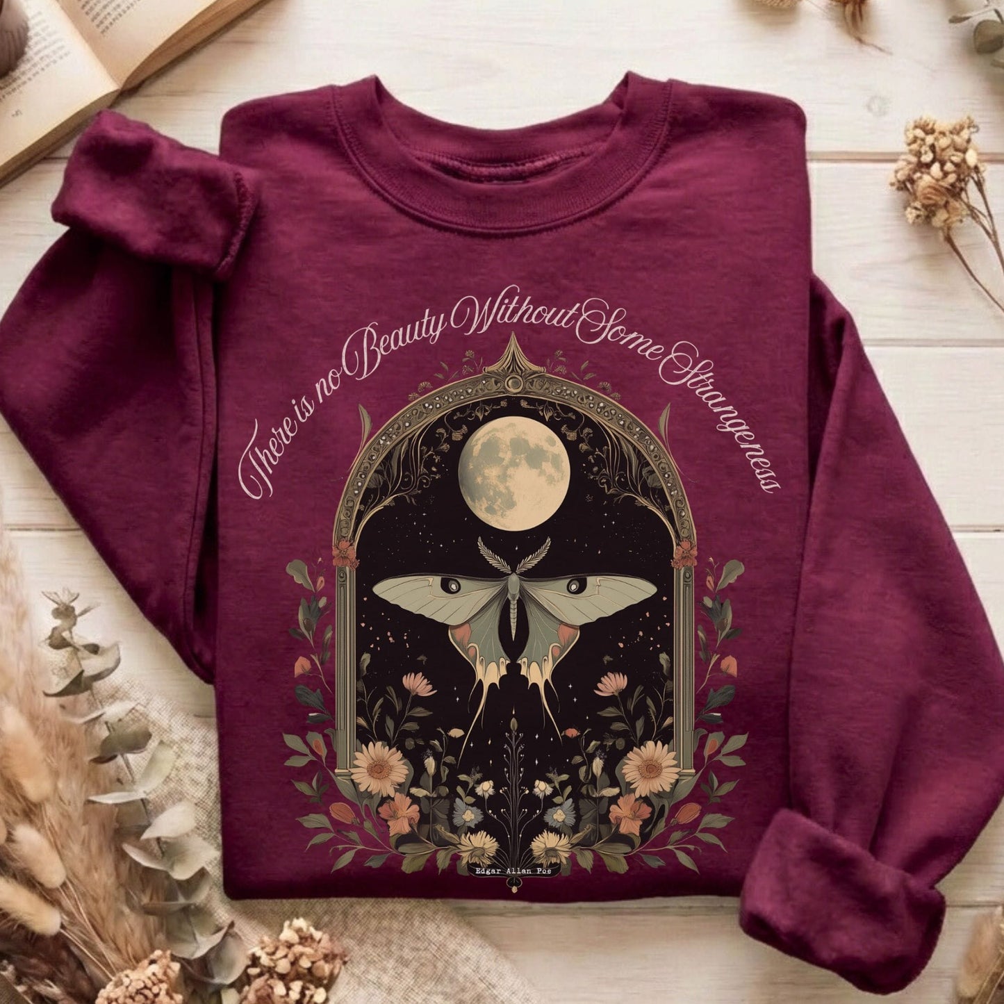 Sweatshirt Maroon / S Design 139 Sweatshirt The Mystic Eden