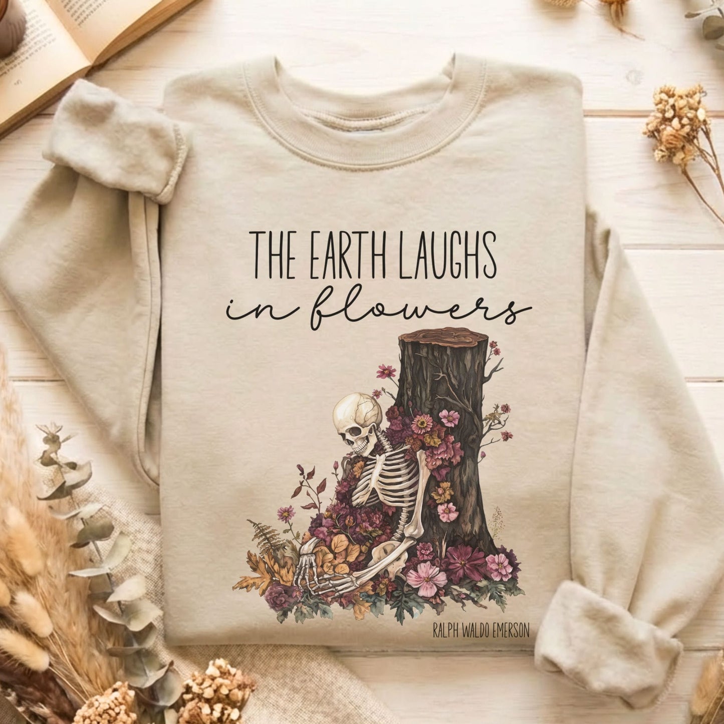 Sweatshirt Sand / S Design 239 Crewneck Sweatshirt The Mystic Eden