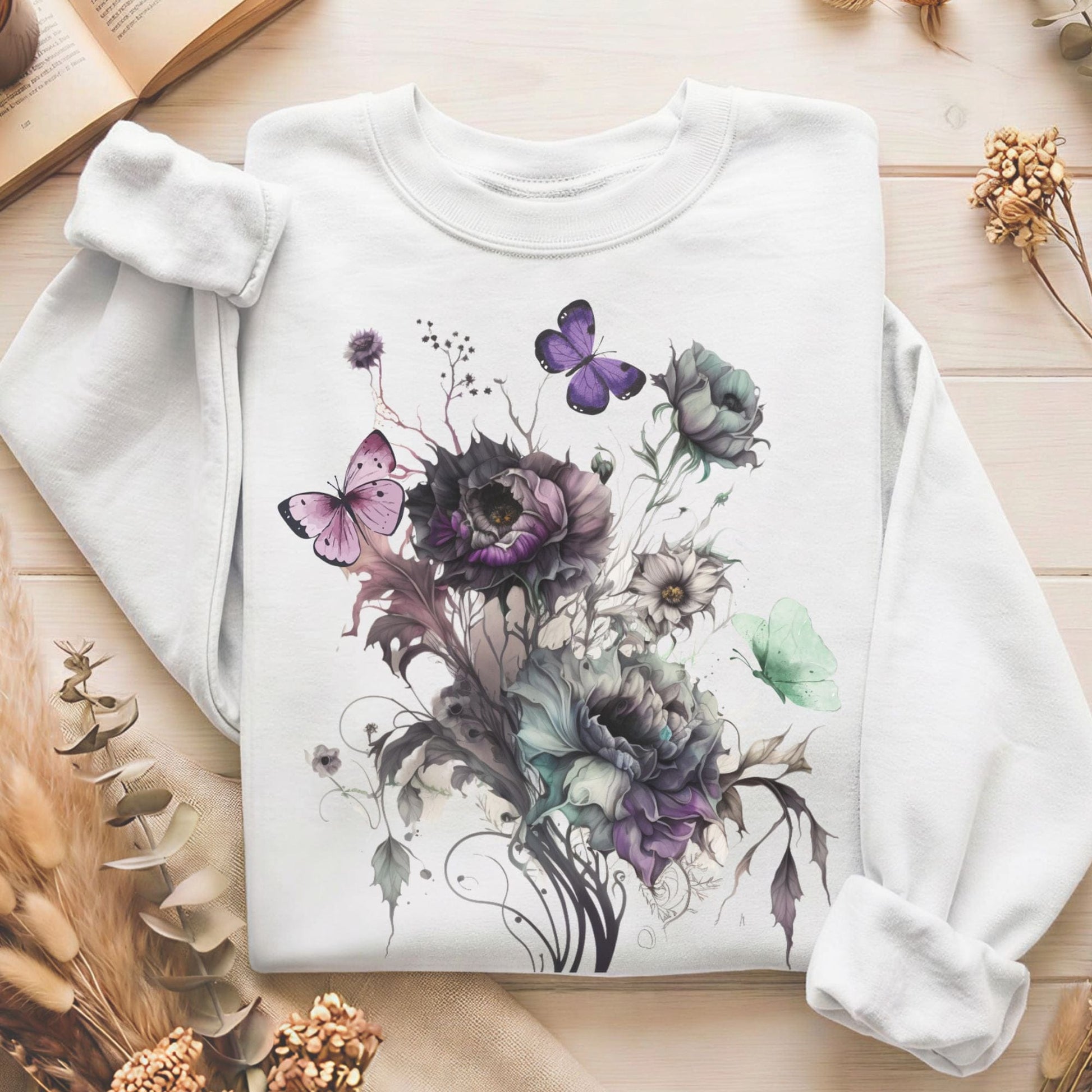 Sweatshirt White / S Design 48 Sweatshirt The Mystic Eden