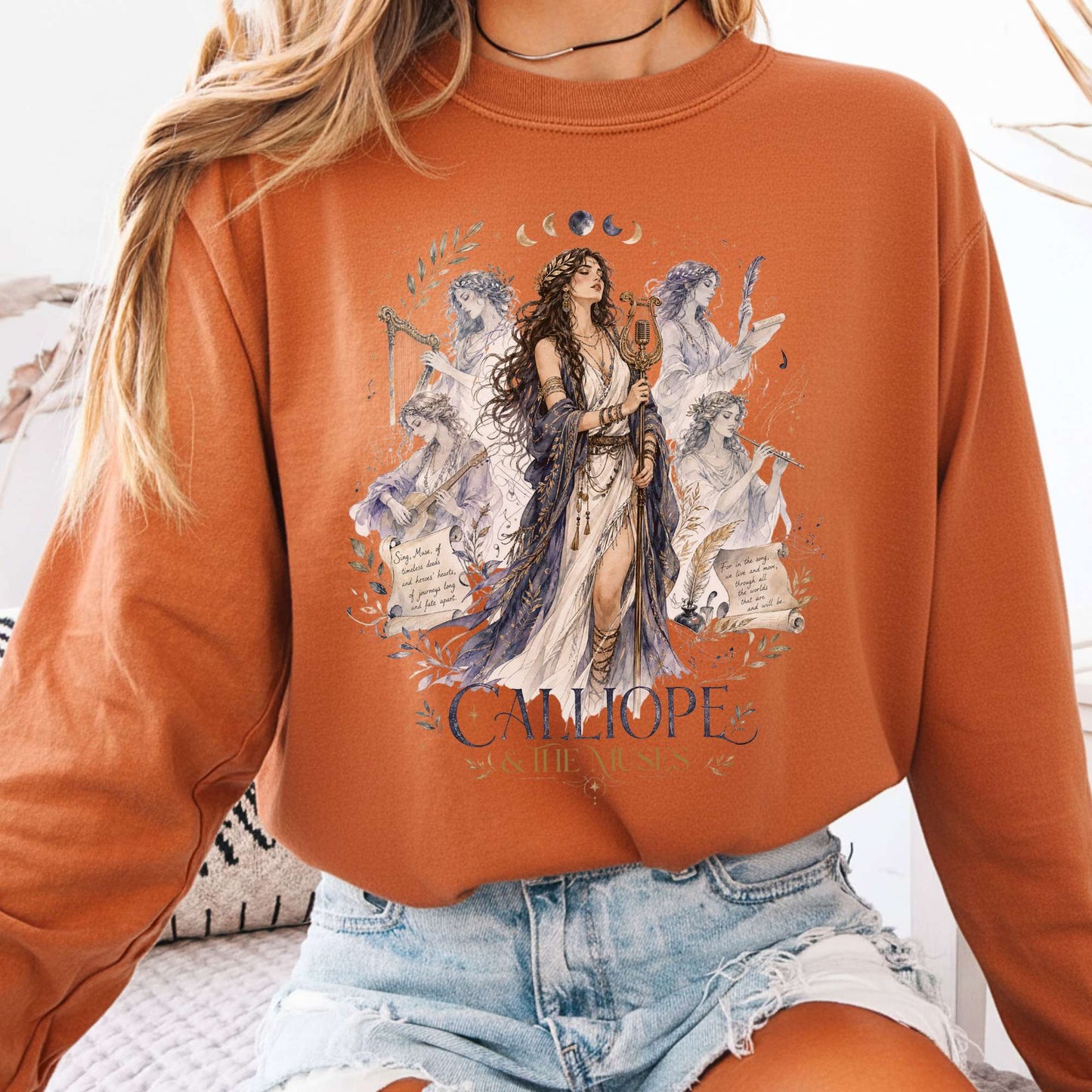 Long-sleeve Yam / S Calliope & The Muses Mythology Long Sleeve The Mystic Eden