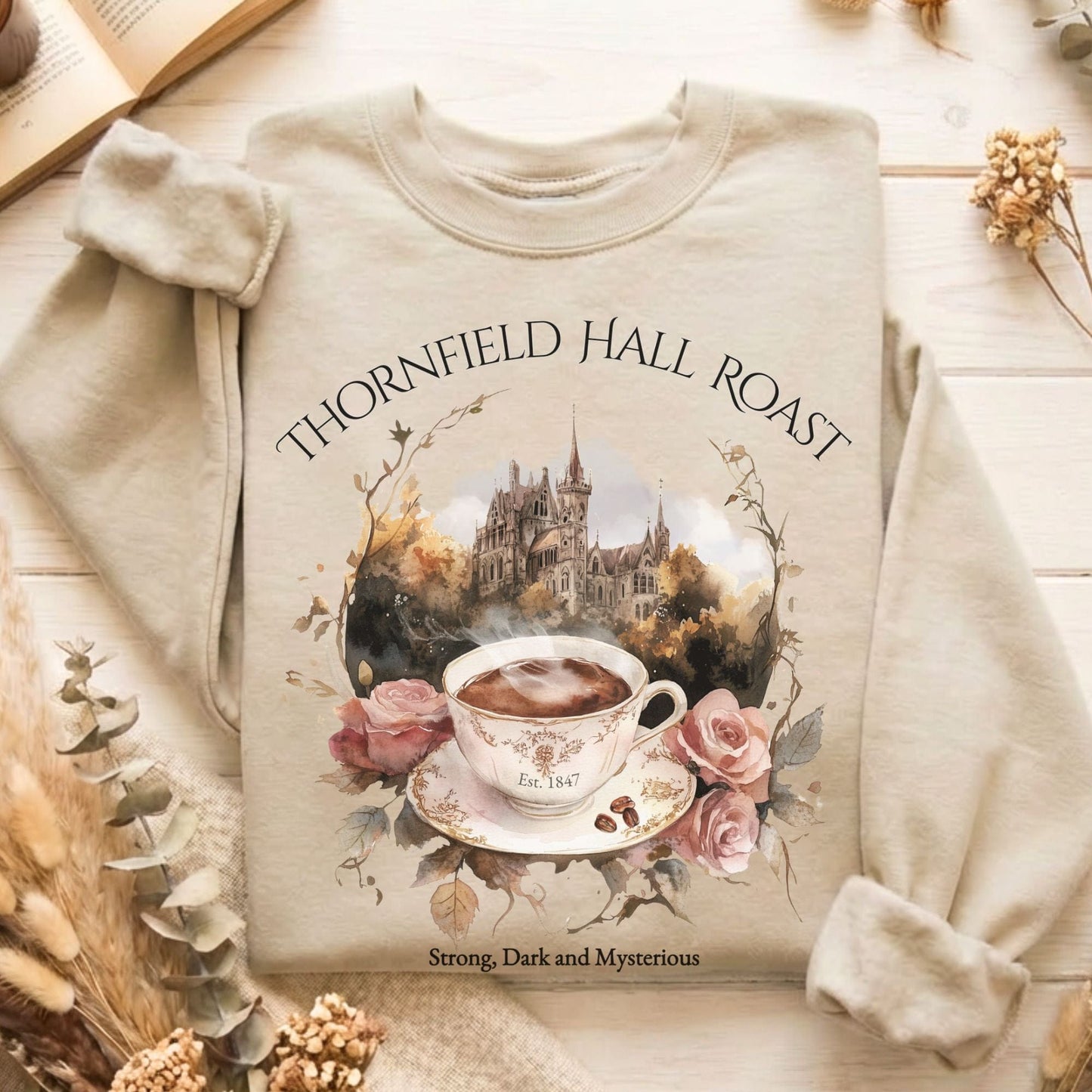Sweatshirt Sand / S Design 117 Sweatshirt The Mystic Eden