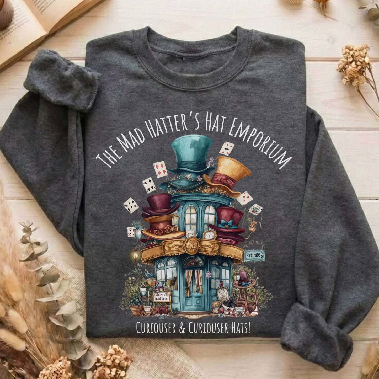 Sweatshirt Dark Heather / S Design 124 Sweatshirt The Mystic Eden