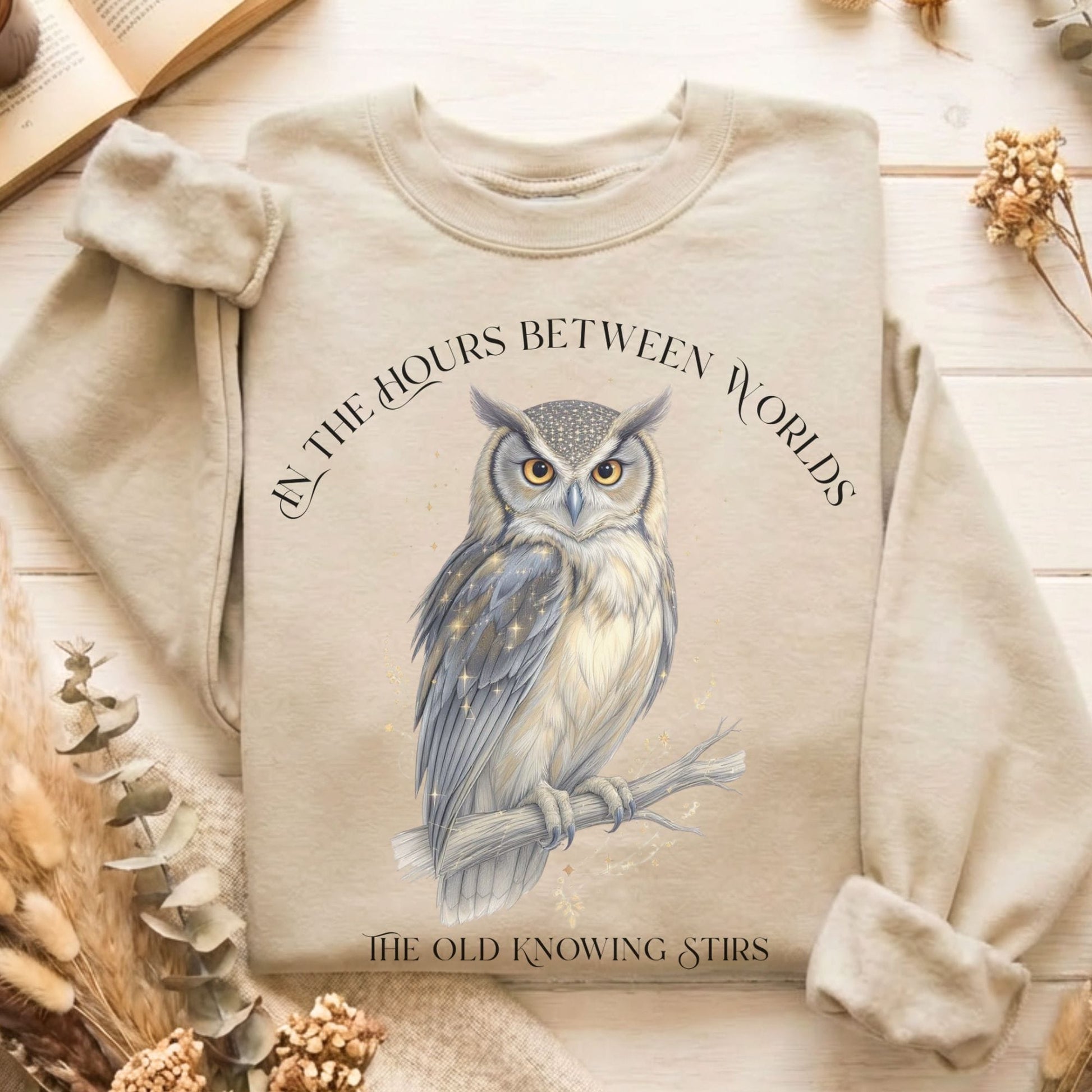 Sweatshirt Sand / S Design 281 Crewneck Sweatshirt The Mystic Eden