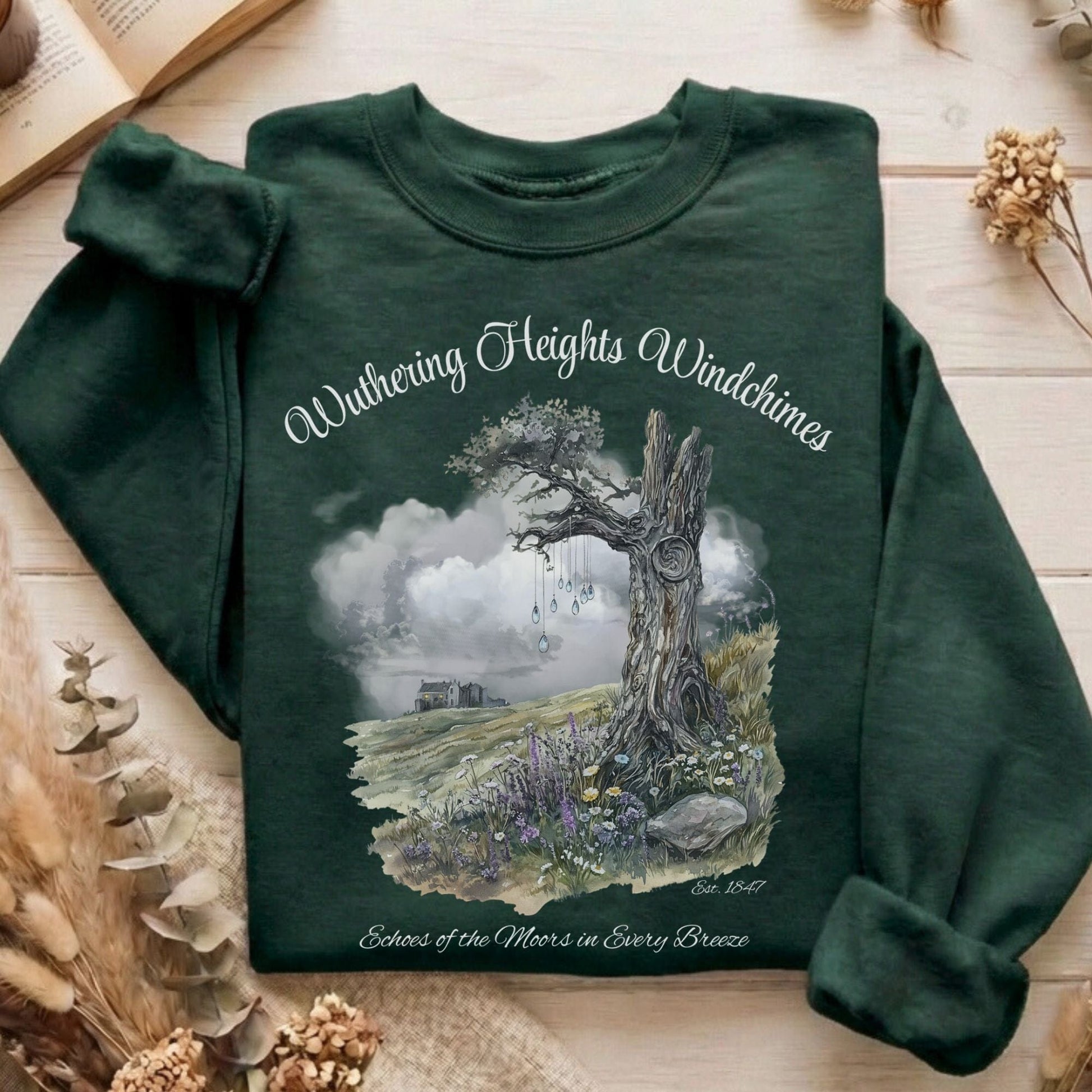 Sweatshirt Forest Green / S Design 115 Sweatshirt The Mystic Eden