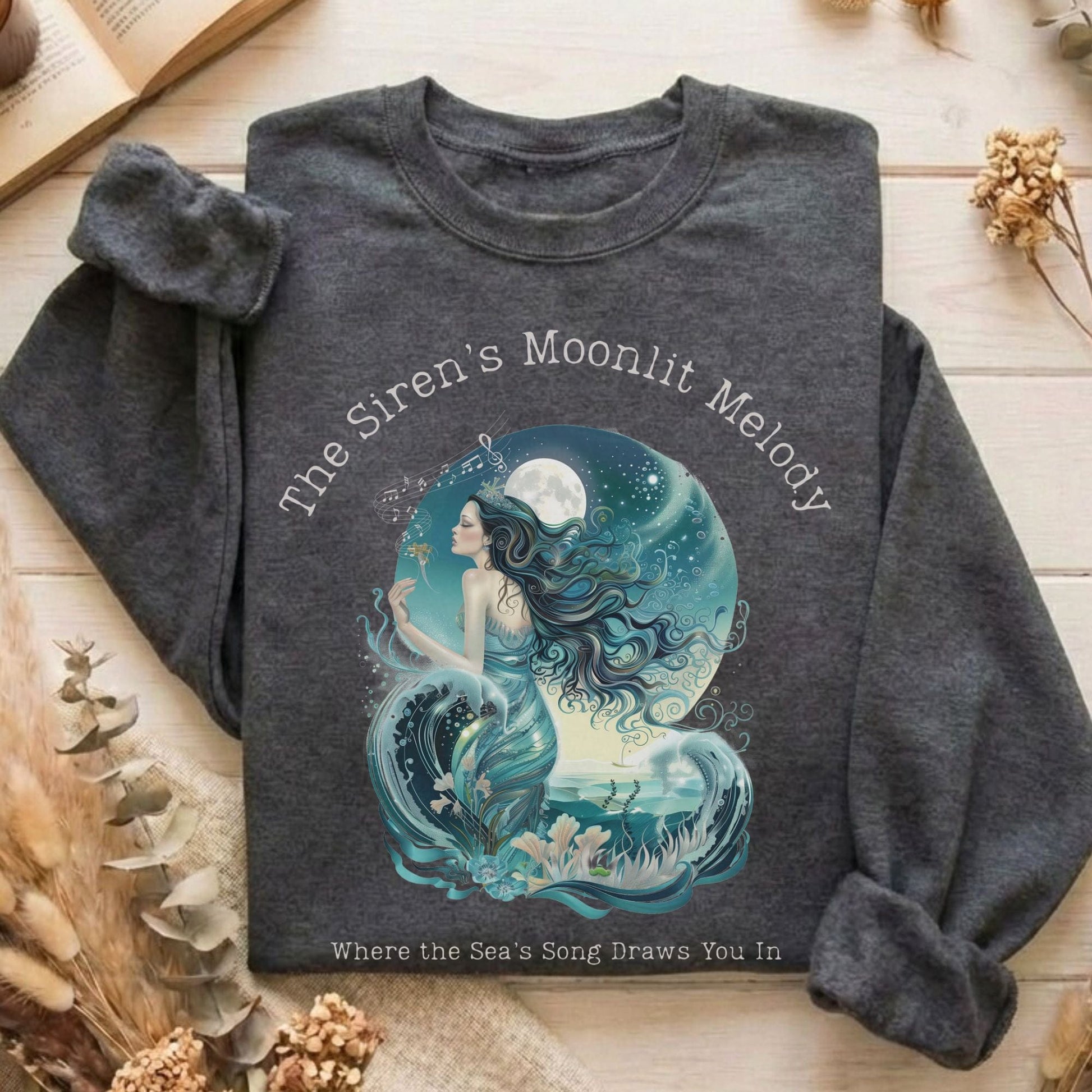 Sweatshirt Dark Heather / S Design 272 Crewneck Sweatshirt The Mystic Eden