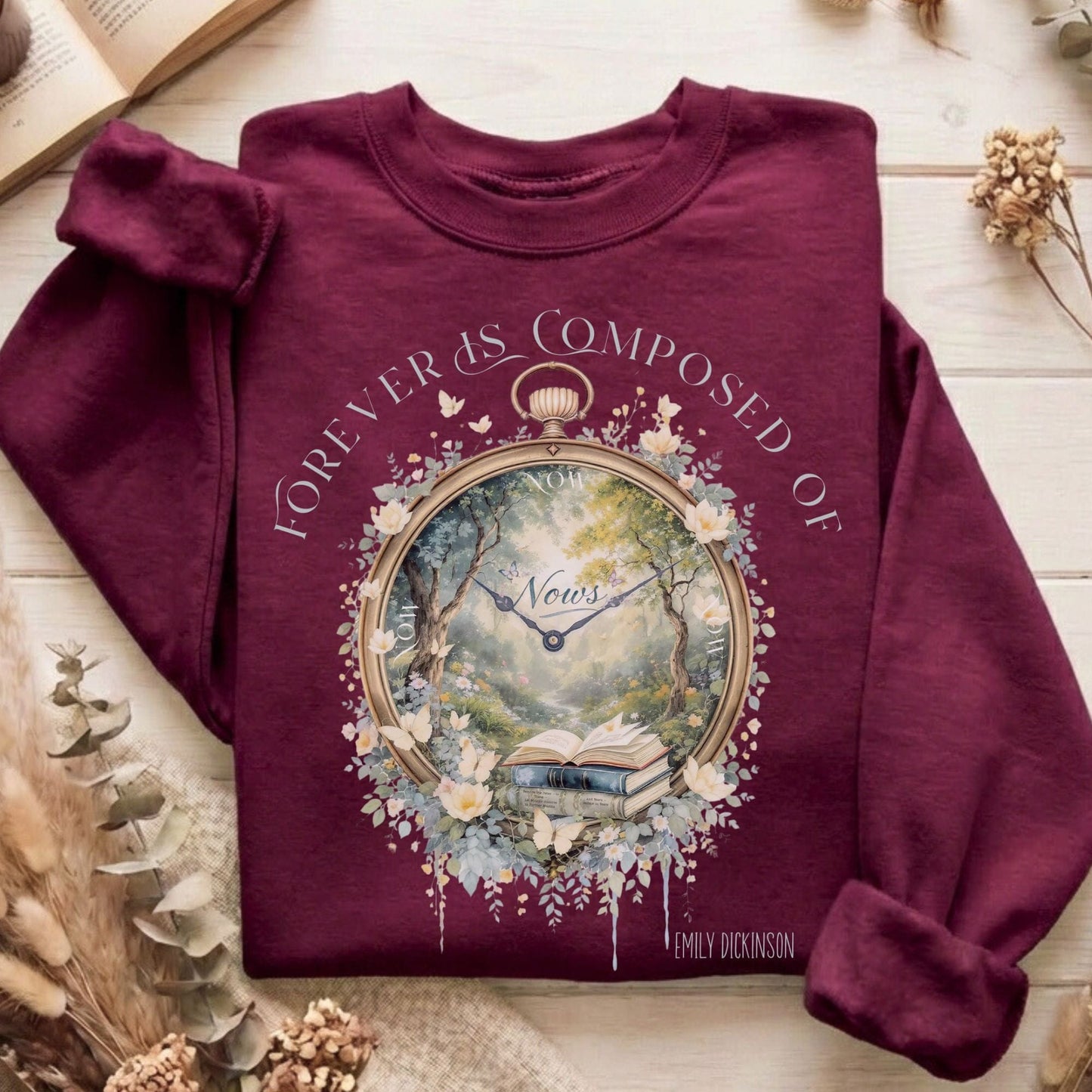 Sweatshirt Maroon / S Design 240 Crewneck Sweatshirt The Mystic Eden