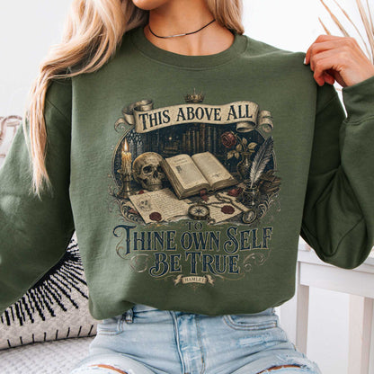 Sweatshirts Military Green / S Design 338 Crewneck Sweatshirt The Mystic Eden