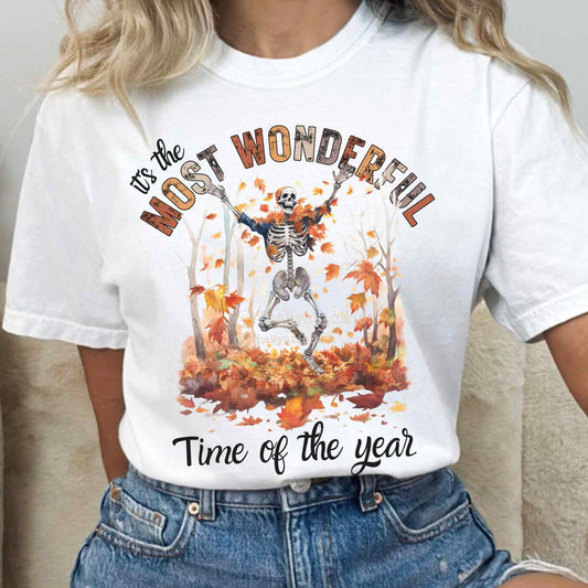 Whimsical Halloween Fall Shirt - It's the most wonderful time of the year shirt