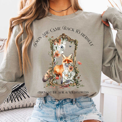 Long-sleeve Sandstone / S Soon She Came Back to Herself  Long Sleeve The Mystic Eden