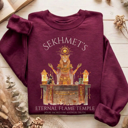 Sweatshirt Maroon / S Design 264 Crewneck Sweatshirt The Mystic Eden
