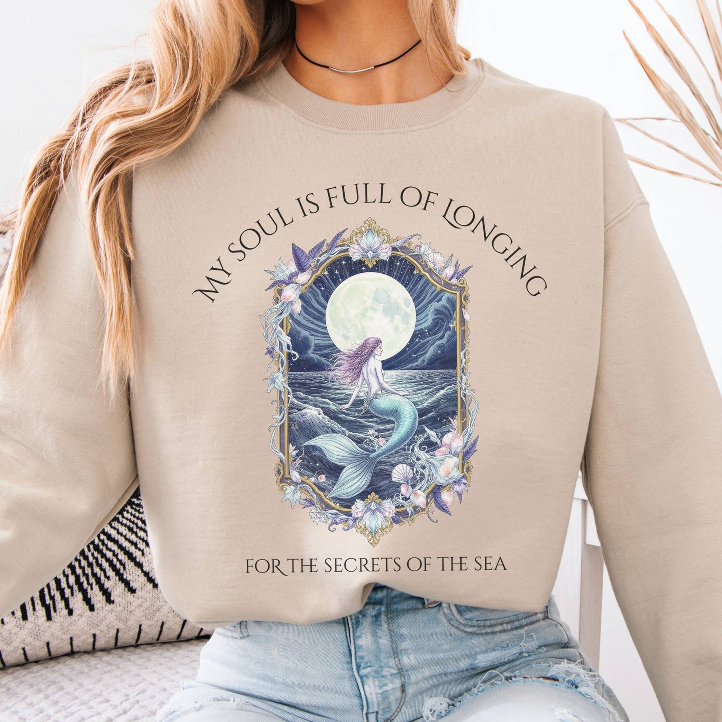 Sweatshirt Design 269 Crewneck Sweatshirt The Mystic Eden