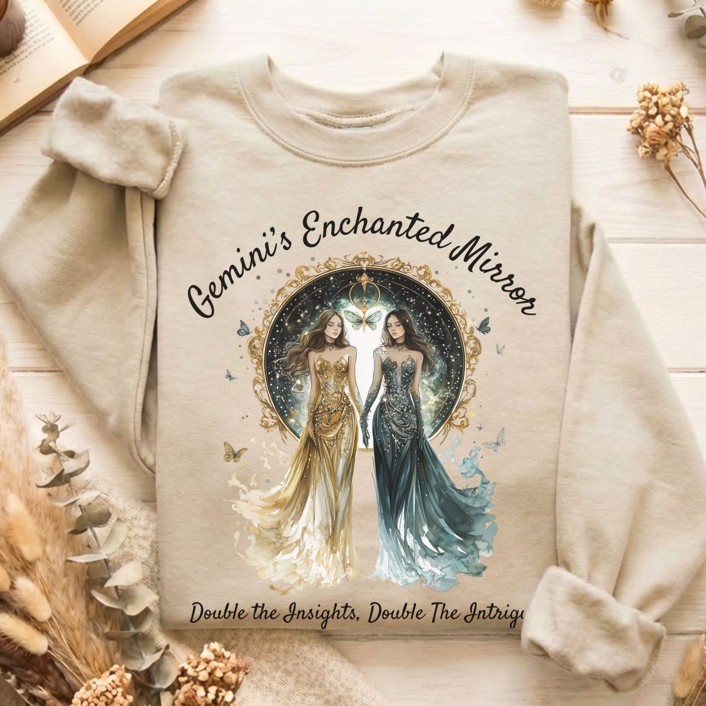Sweatshirt Sand / S Design 153 Sweatshirt The Mystic Eden