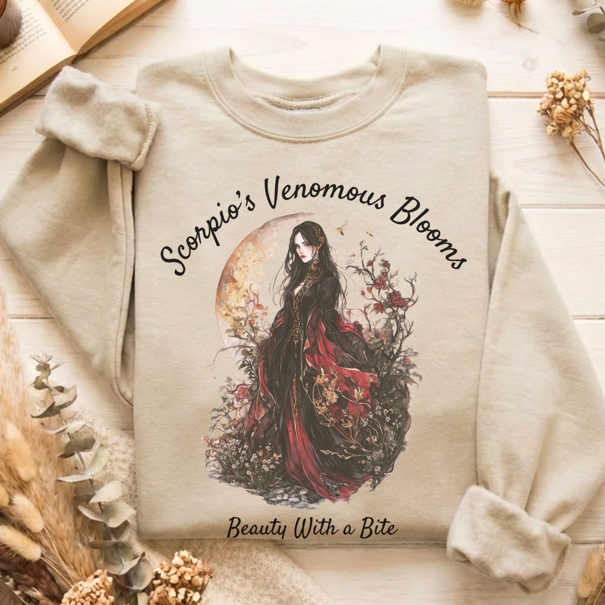 Sweatshirt Sand / S Design 157 Sweatshirt The Mystic Eden