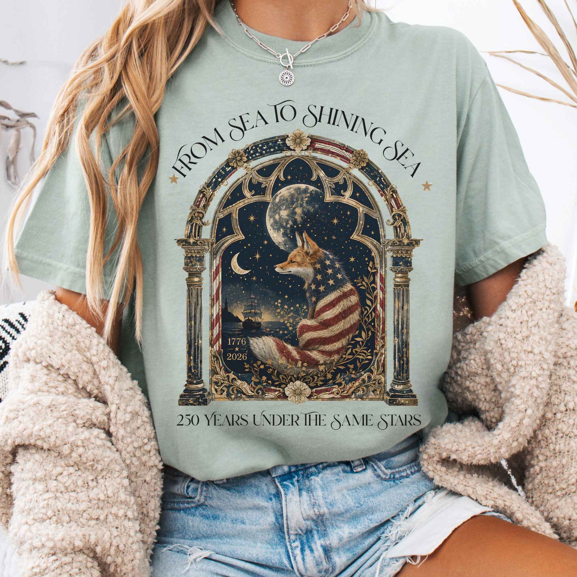 T-Shirt Bay / S 250 Years Under the Same Stars T-Shirt The Mystic Eden