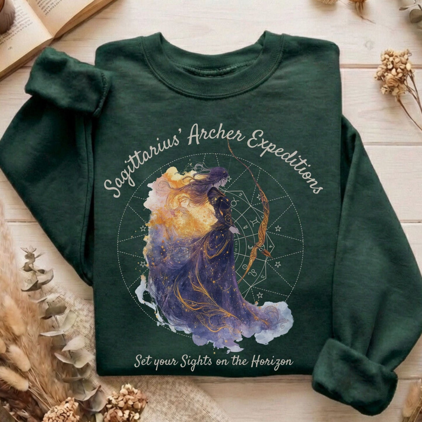 Sweatshirt Forest Green / S Design 147 Sweatshirt The Mystic Eden