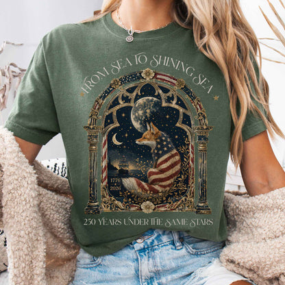 T-Shirt Moss / S 250 Years Under the Same Stars T-Shirt The Mystic Eden
