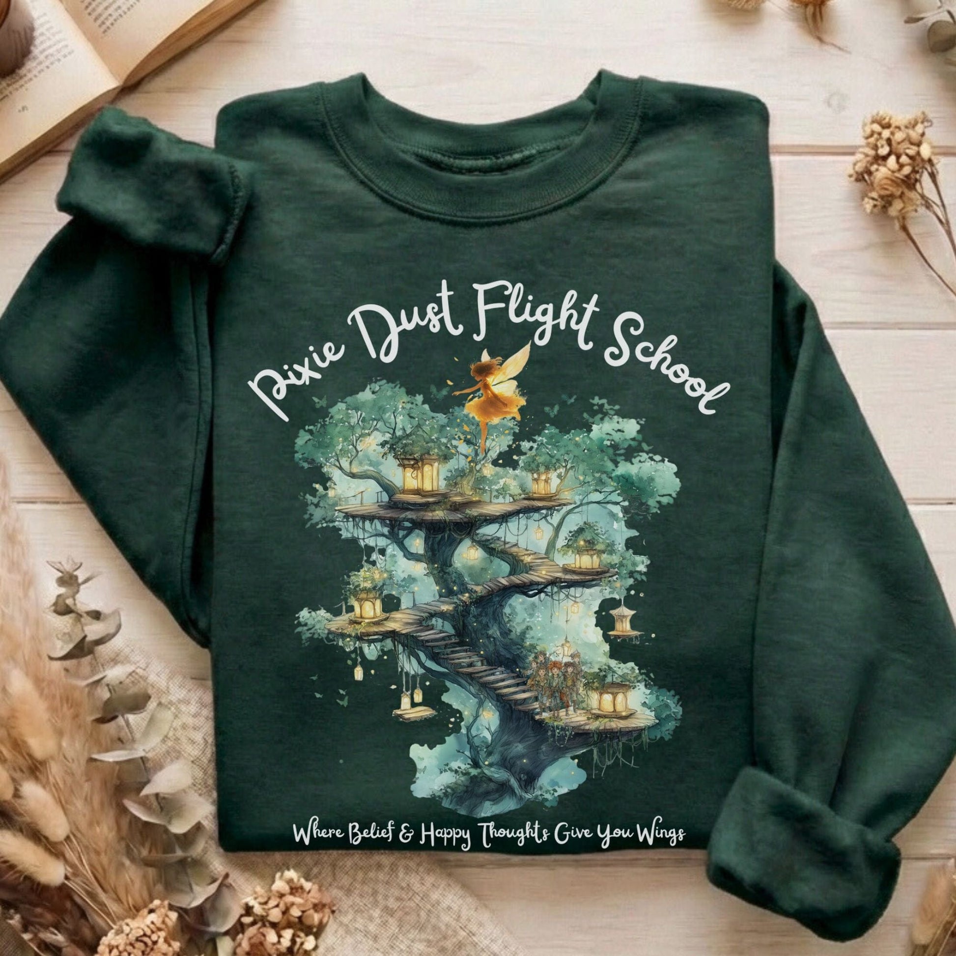 Sweatshirt Forest Green / S Design 183 Sweatshirt The Mystic Eden