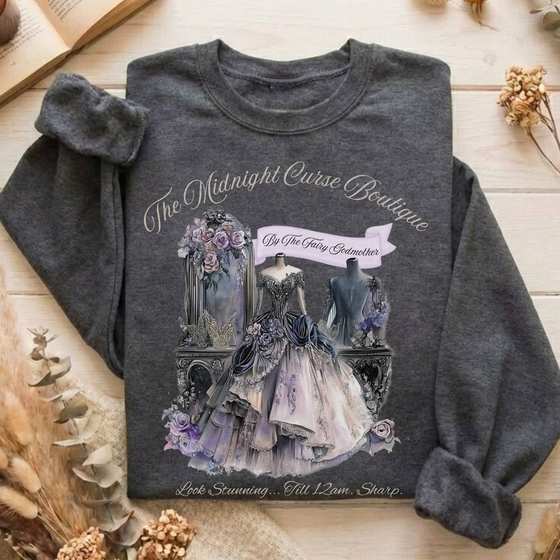 Sweatshirt Dark Heather / S Design 180 Sweatshirt The Mystic Eden