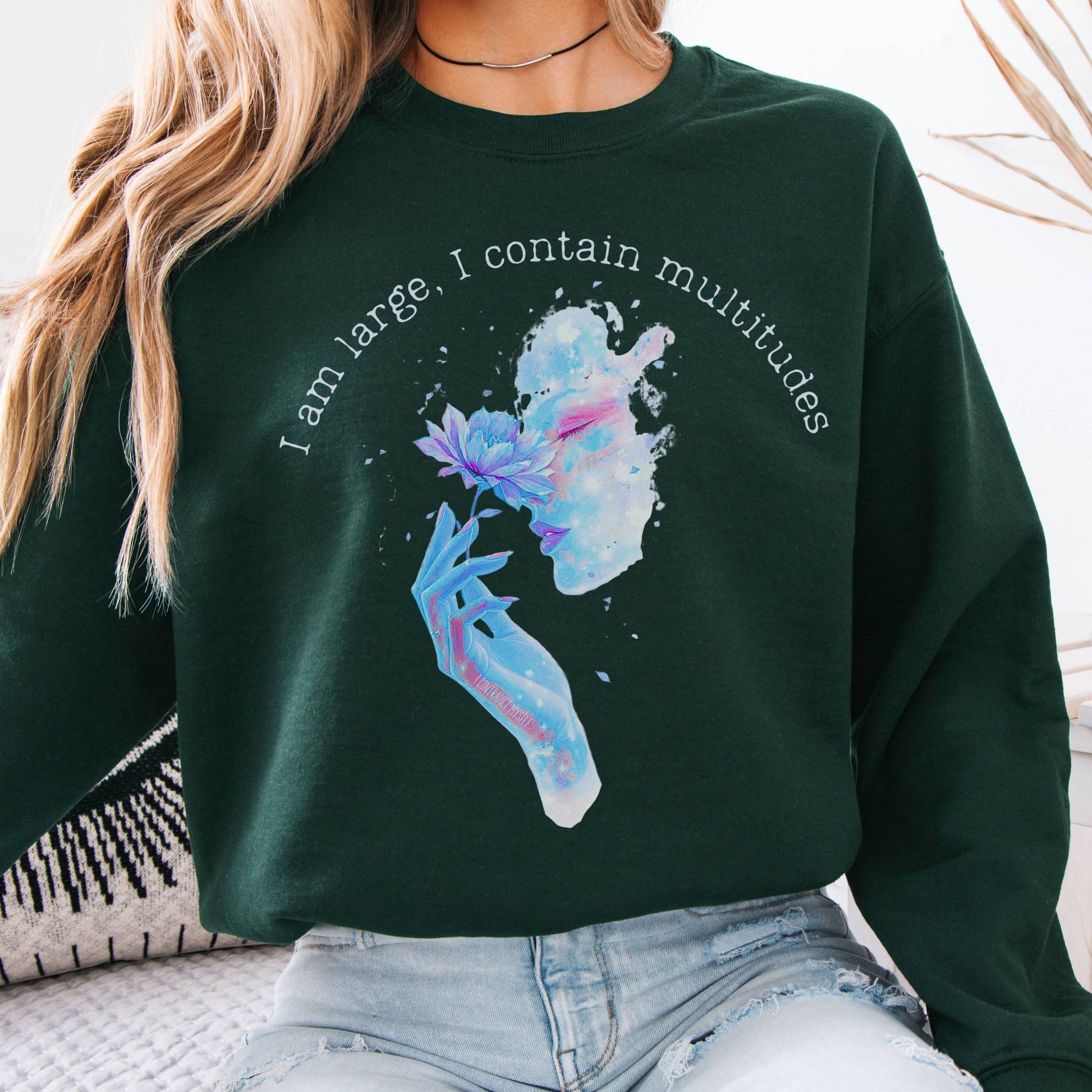 Sweatshirt Design 251 Crewneck Sweatshirt The Mystic Eden