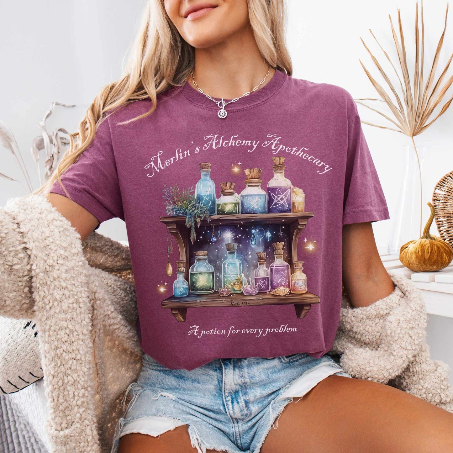 Merlin's Alchemy Apothecary Tee