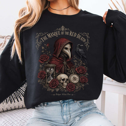 Sweatshirt Black / S Poe's The Masque of the Red Death Crewneck Sweatshirt The Mystic Eden