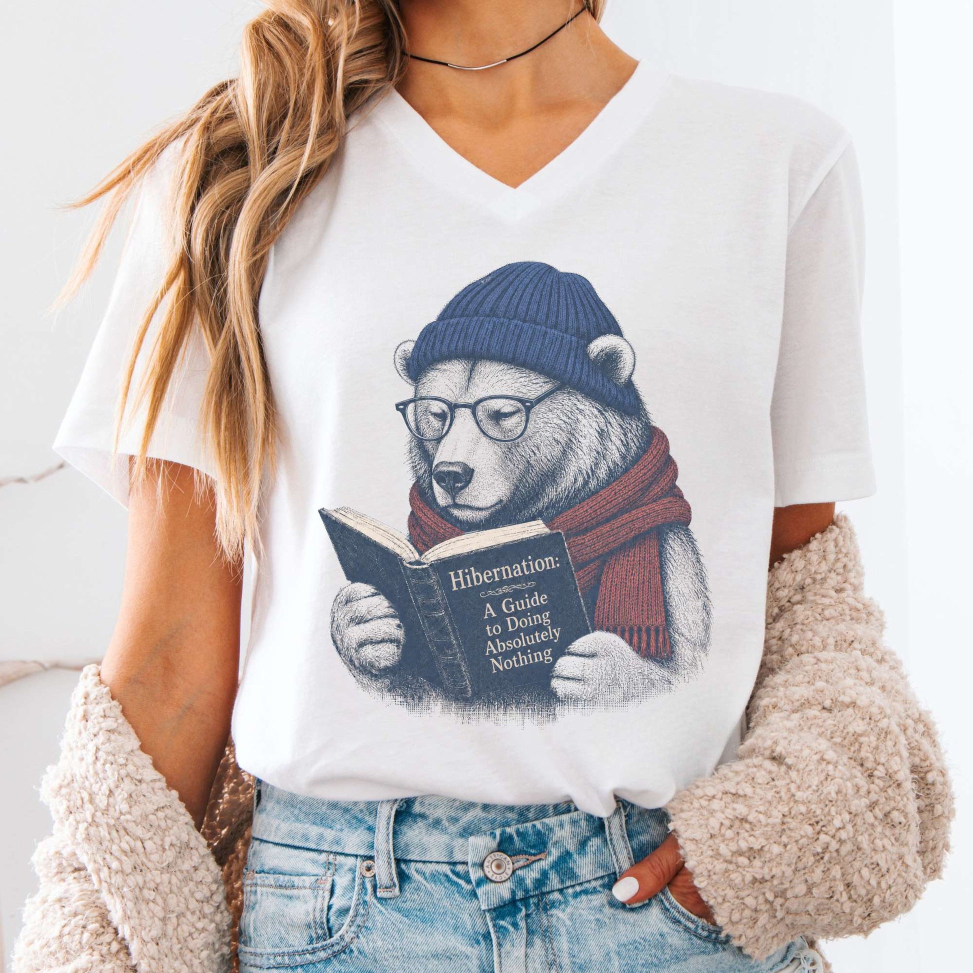 V-neck White / S Design 301 V-Neck The Mystic Eden