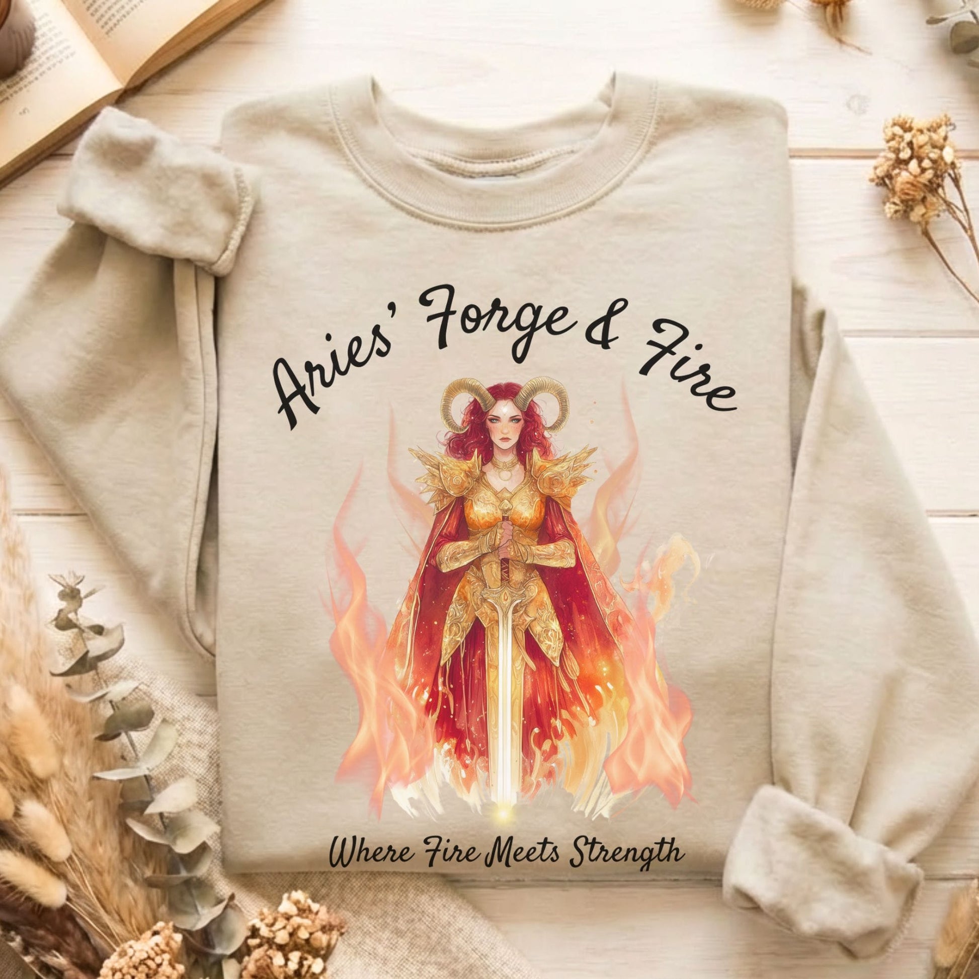 Sweatshirt Sand / S Design 155 Sweatshirt The Mystic Eden