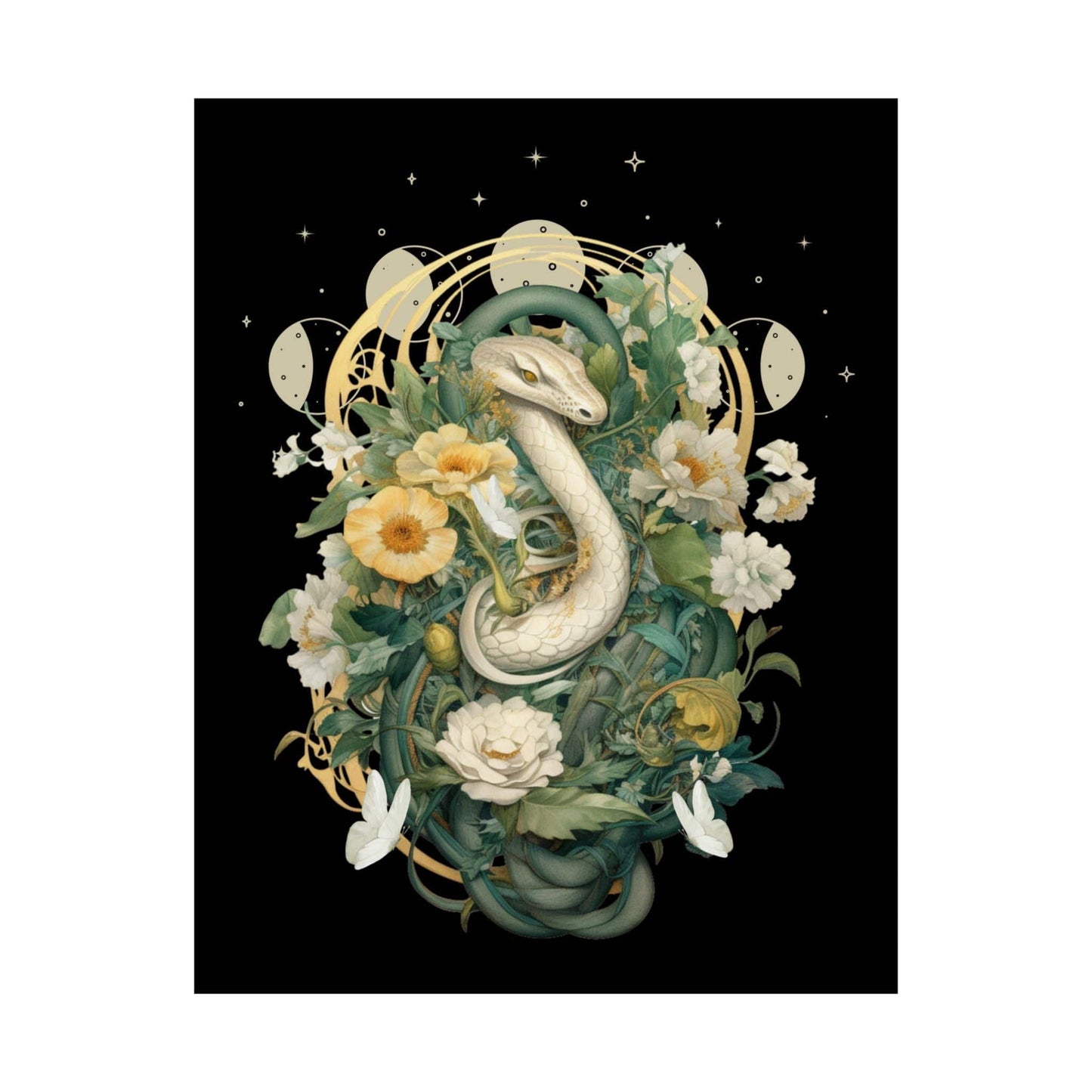 Poster 11″ x 14″ / Matte Design 45A - Art Print The Mystic Eden