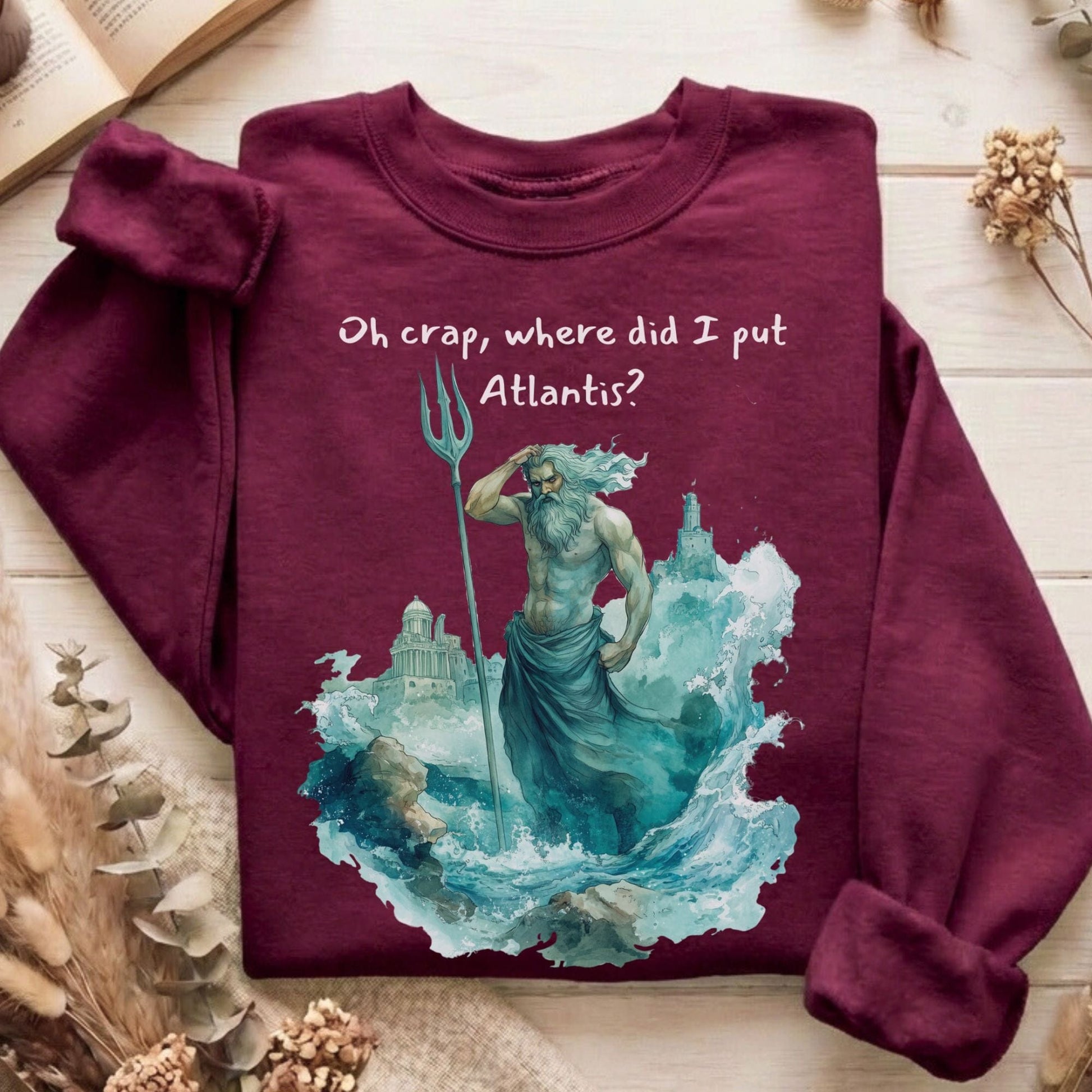 Sweatshirt Maroon / S Design 102 Sweatshirt The Mystic Eden