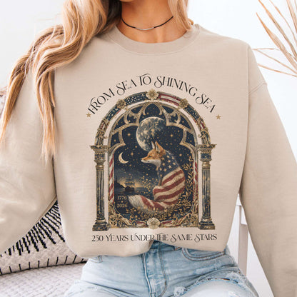 Sweatshirt Sand / S 250 Years Under the Same Stars Crewneck Sweatshirt The Mystic Eden