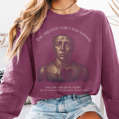 Long-sleeve Berry / S The Greatest Loss Tin Woodman Long Sleeve The Mystic Eden
