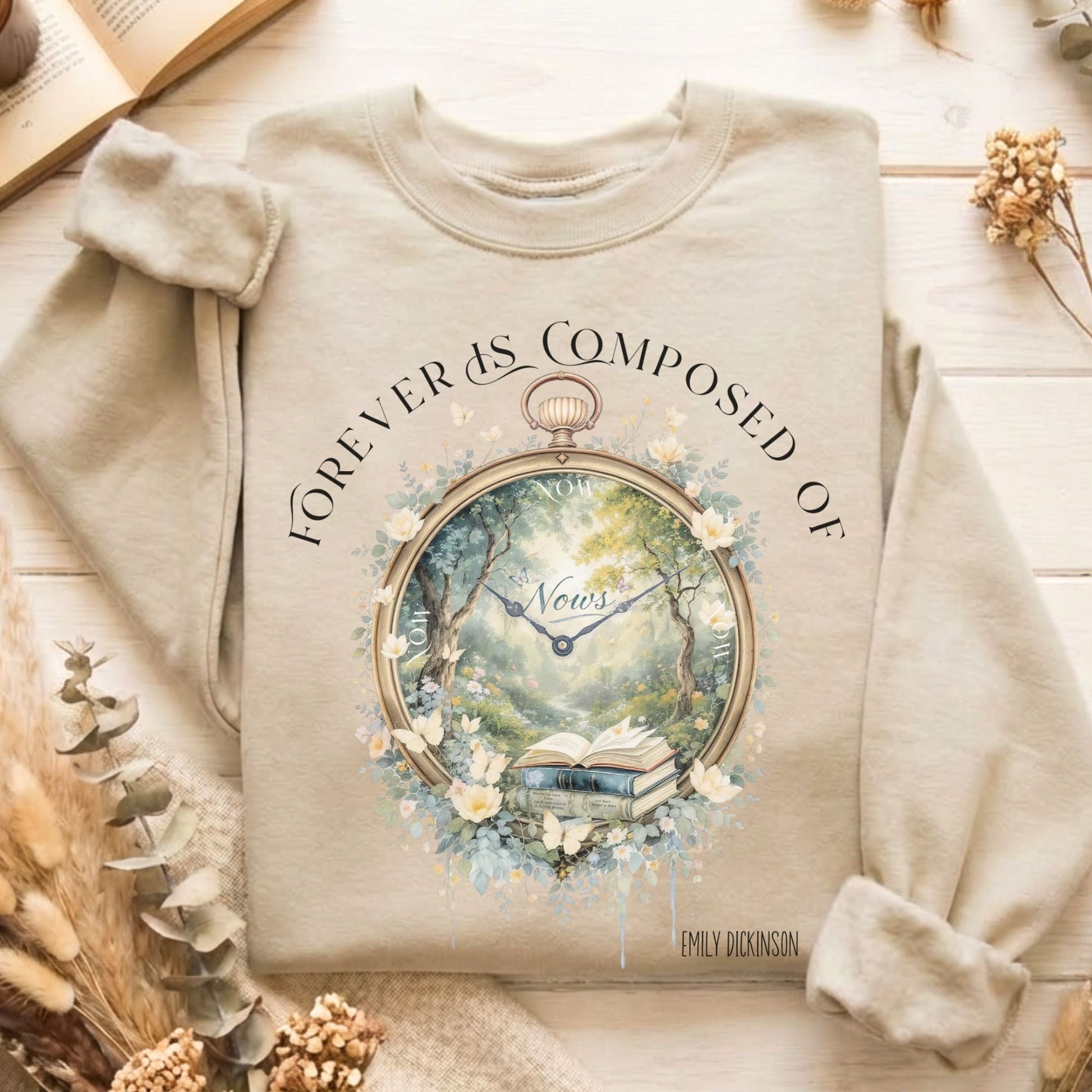 Sweatshirt Sand / S Design 240 Crewneck Sweatshirt The Mystic Eden