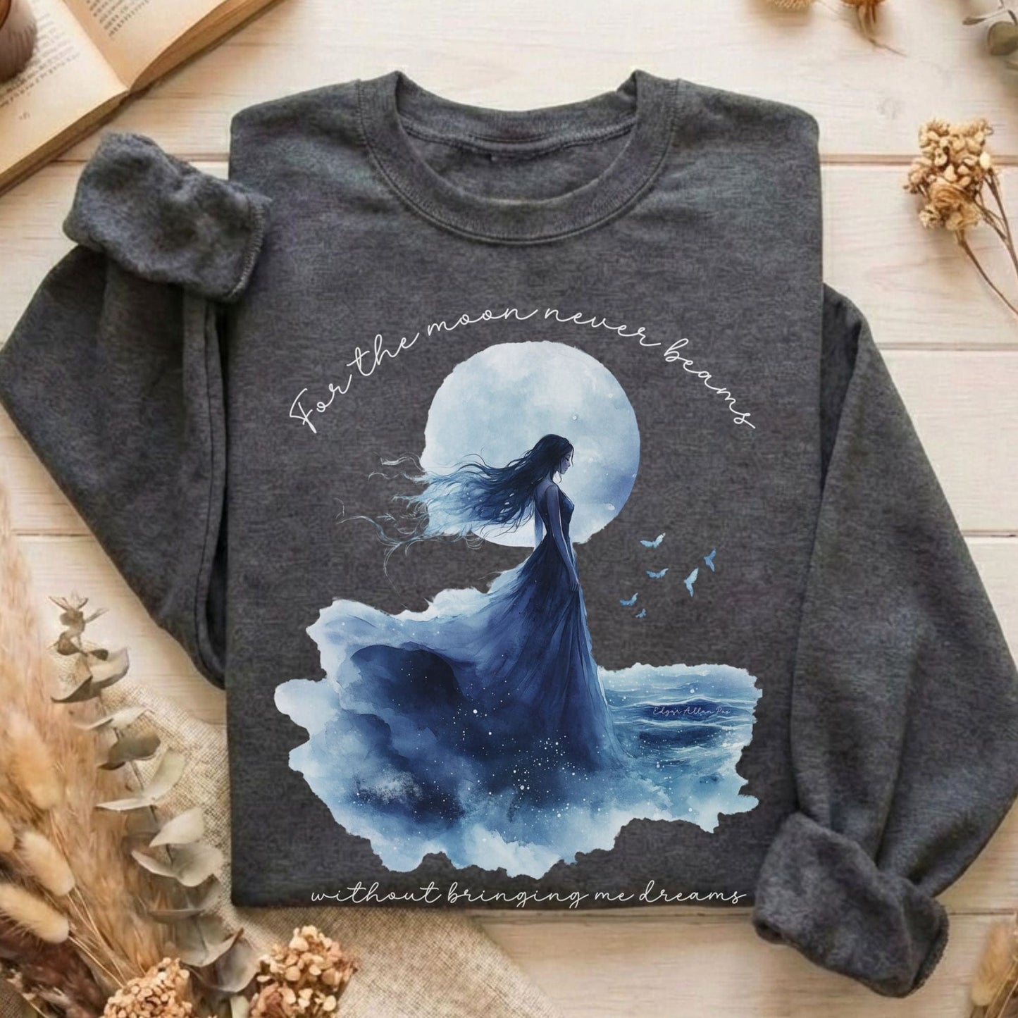 Sweatshirt Dark Heather / S Design 173 Sweatshirt The Mystic Eden