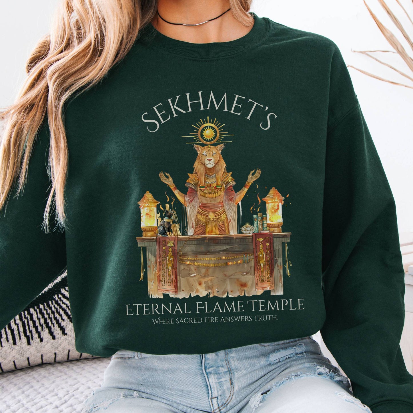 Sweatshirt Design 264 Crewneck Sweatshirt The Mystic Eden