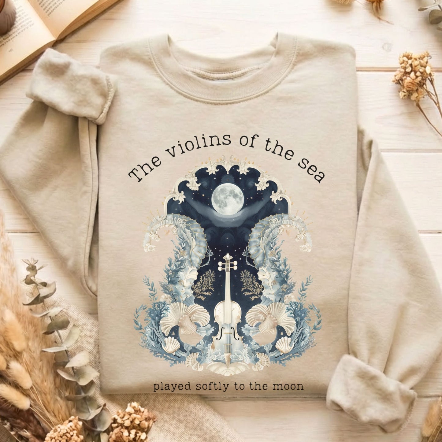 Sweatshirt Sand / S Design 270 Crewneck Sweatshirt The Mystic Eden