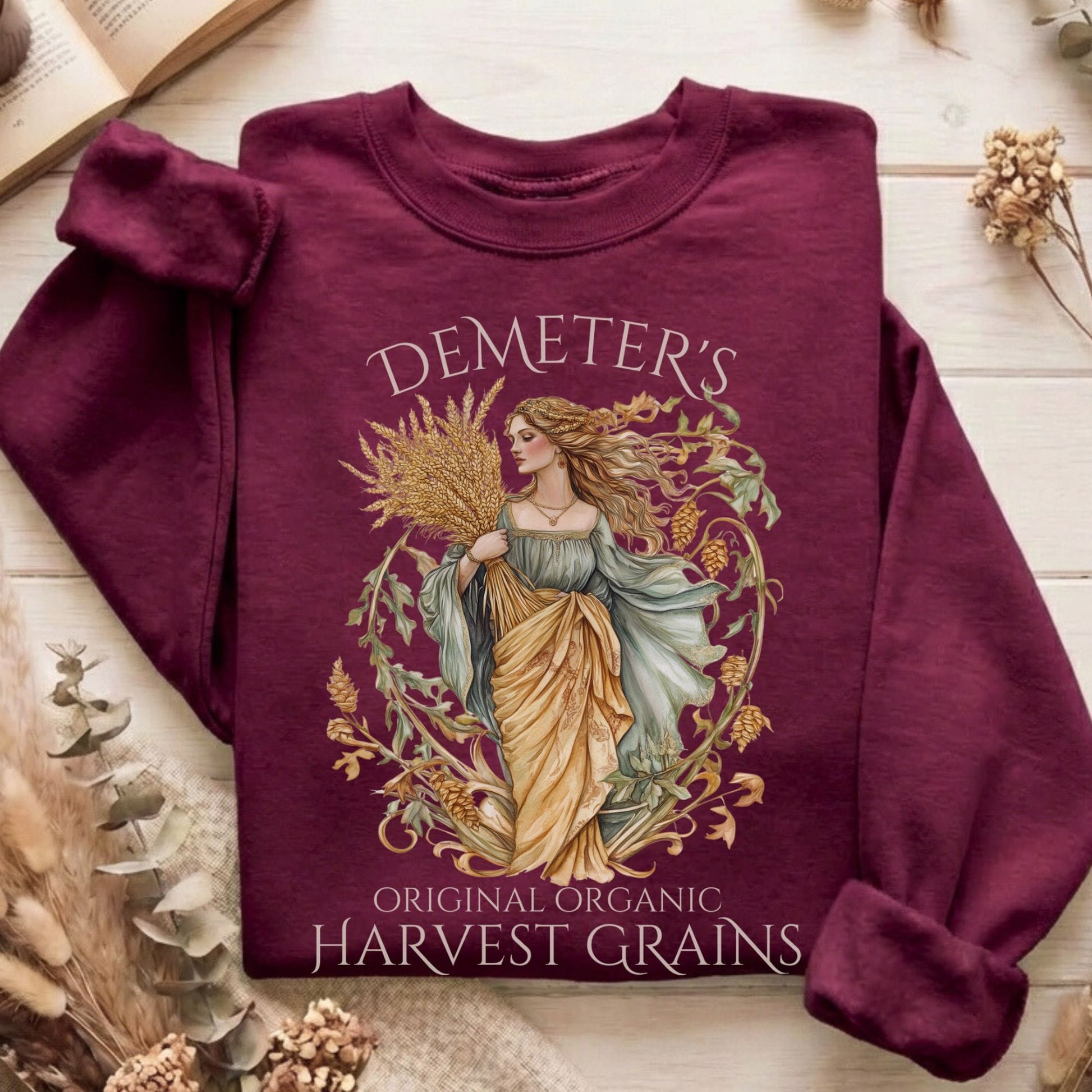 Sweatshirt Maroon / S Design 105 Sweatshirt The Mystic Eden