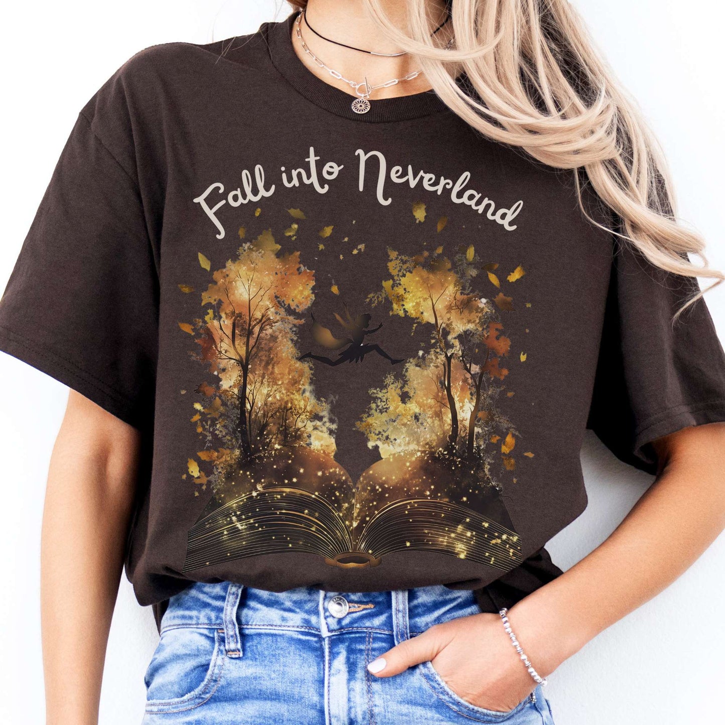 T-Shirts Fall into Neverland T-Shirt The Mystic Eden
