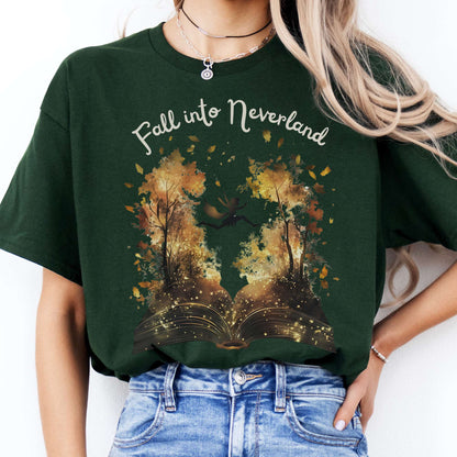 T-Shirts Fall into Neverland T-Shirt The Mystic Eden