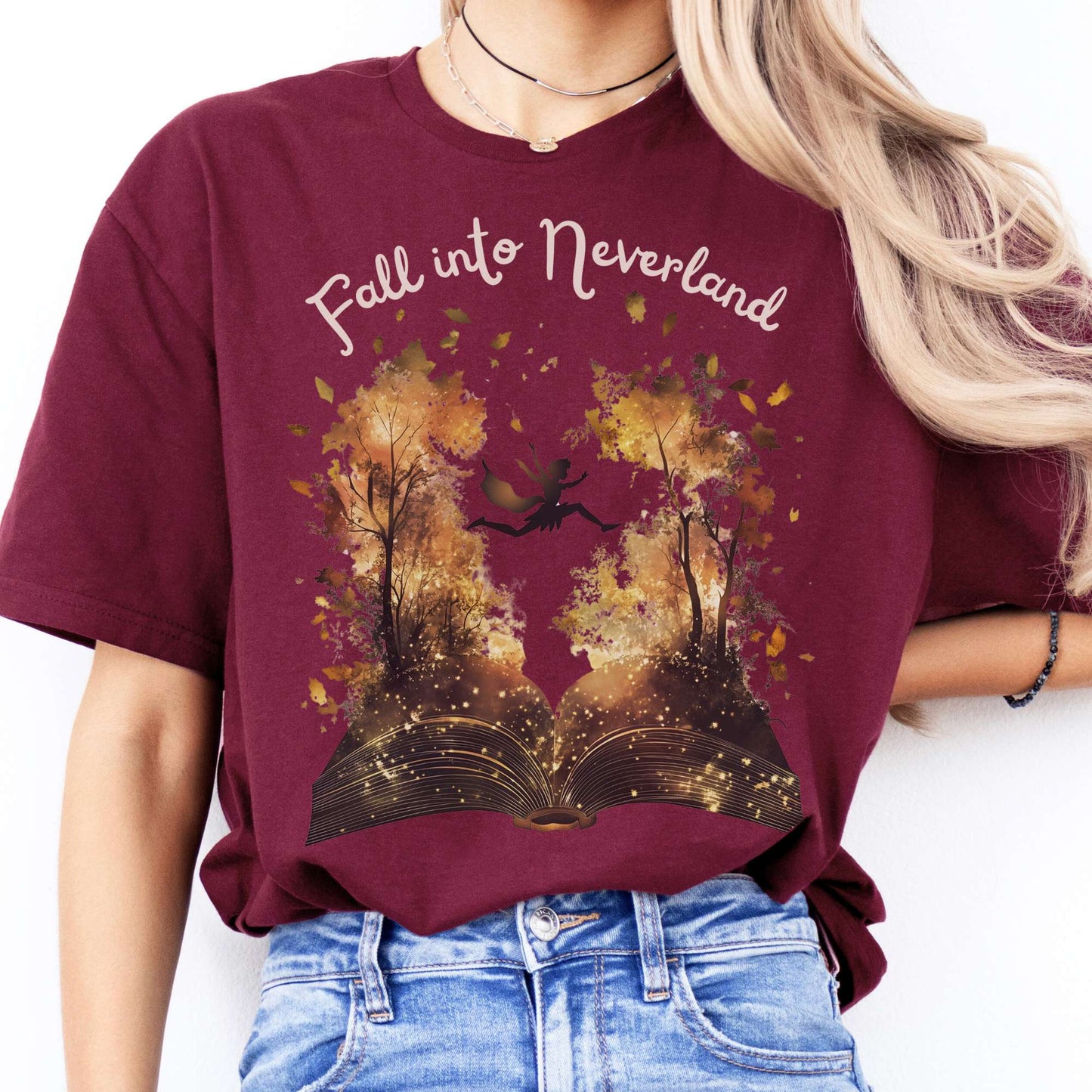 T-Shirts Fall into Neverland T-Shirt The Mystic Eden