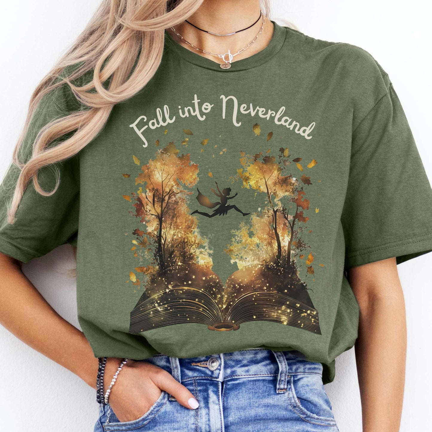 T-Shirts Fall into Neverland T-Shirt The Mystic Eden