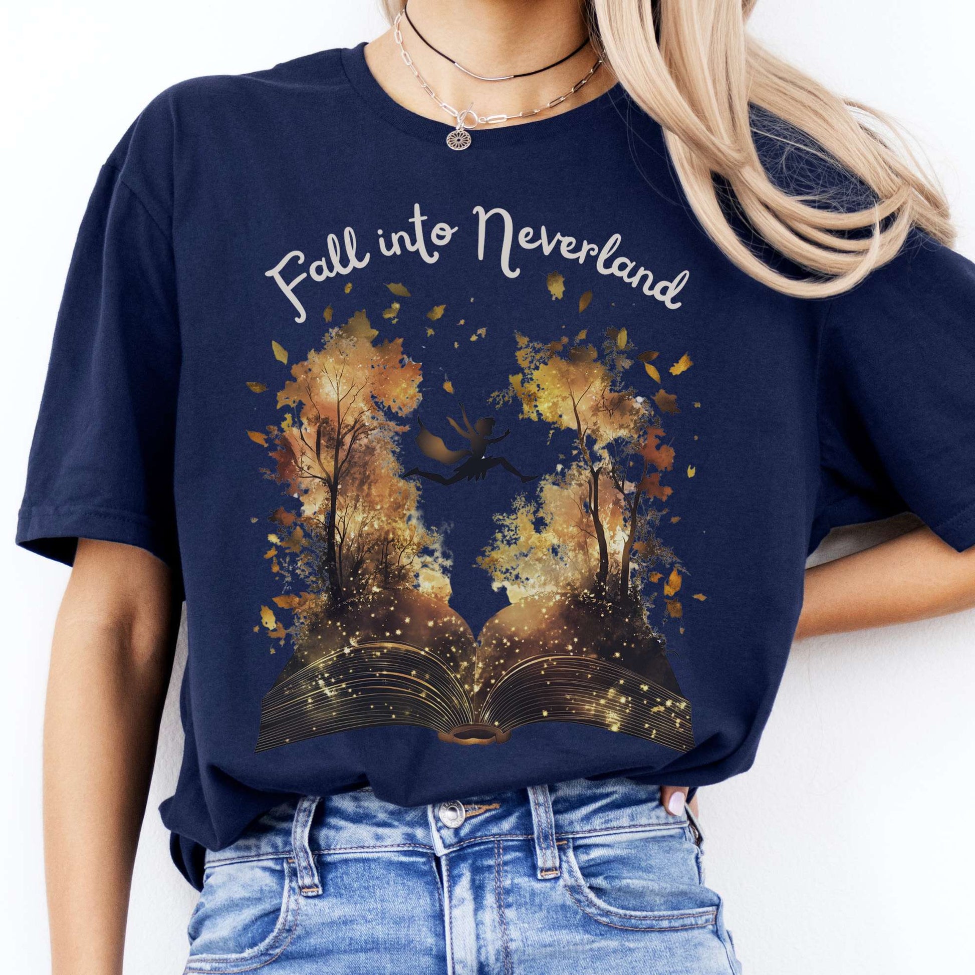 T-Shirts Fall into Neverland T-Shirt The Mystic Eden