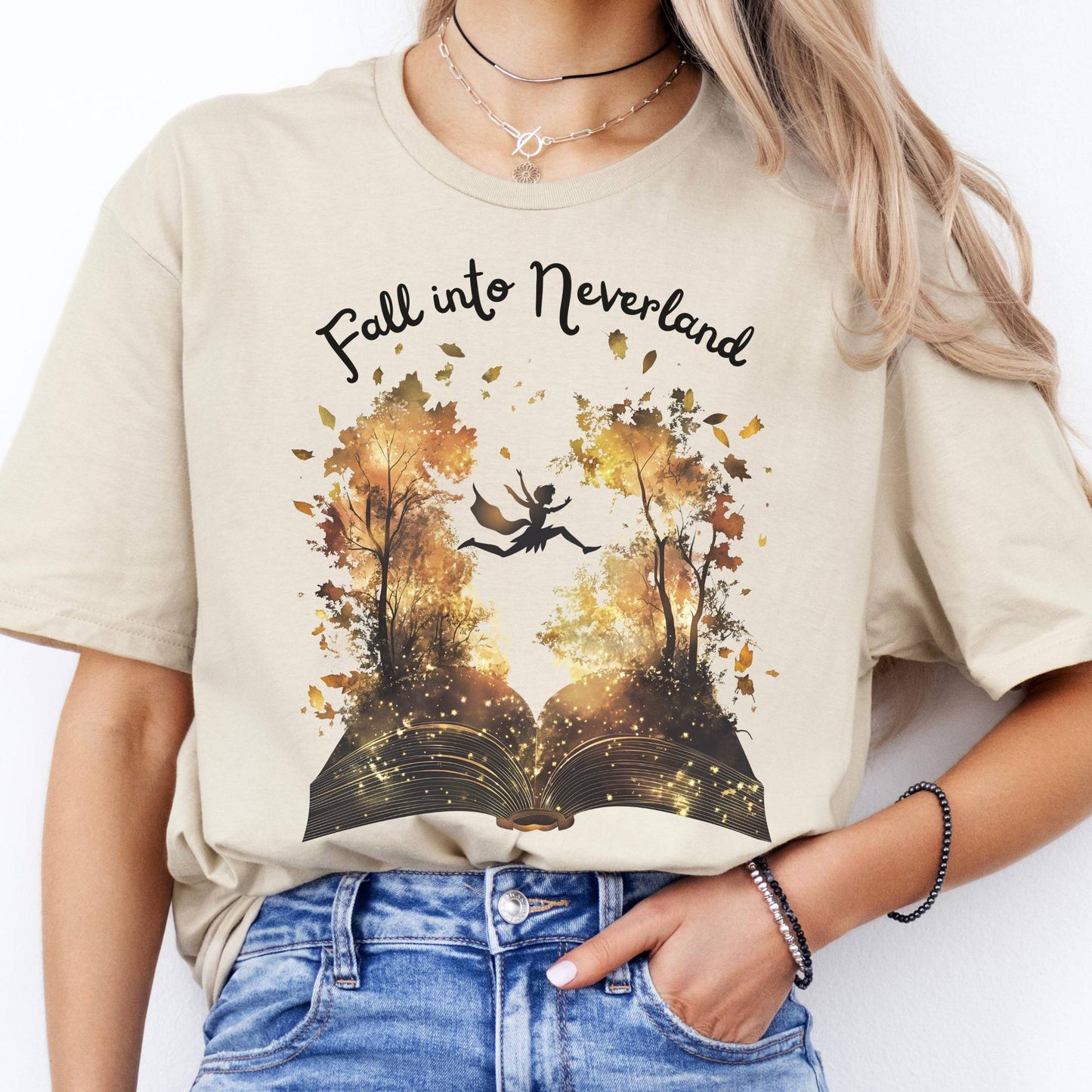 T-Shirts Fall into Neverland T-Shirt The Mystic Eden