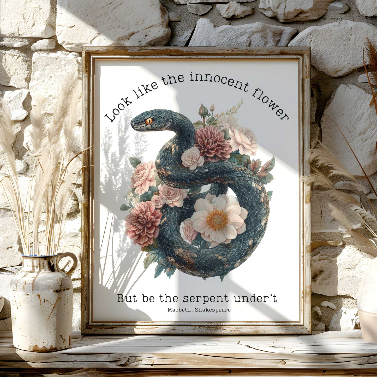 Poster 11″ x 14″ / Matte Design 186A - Art Print The Mystic Eden