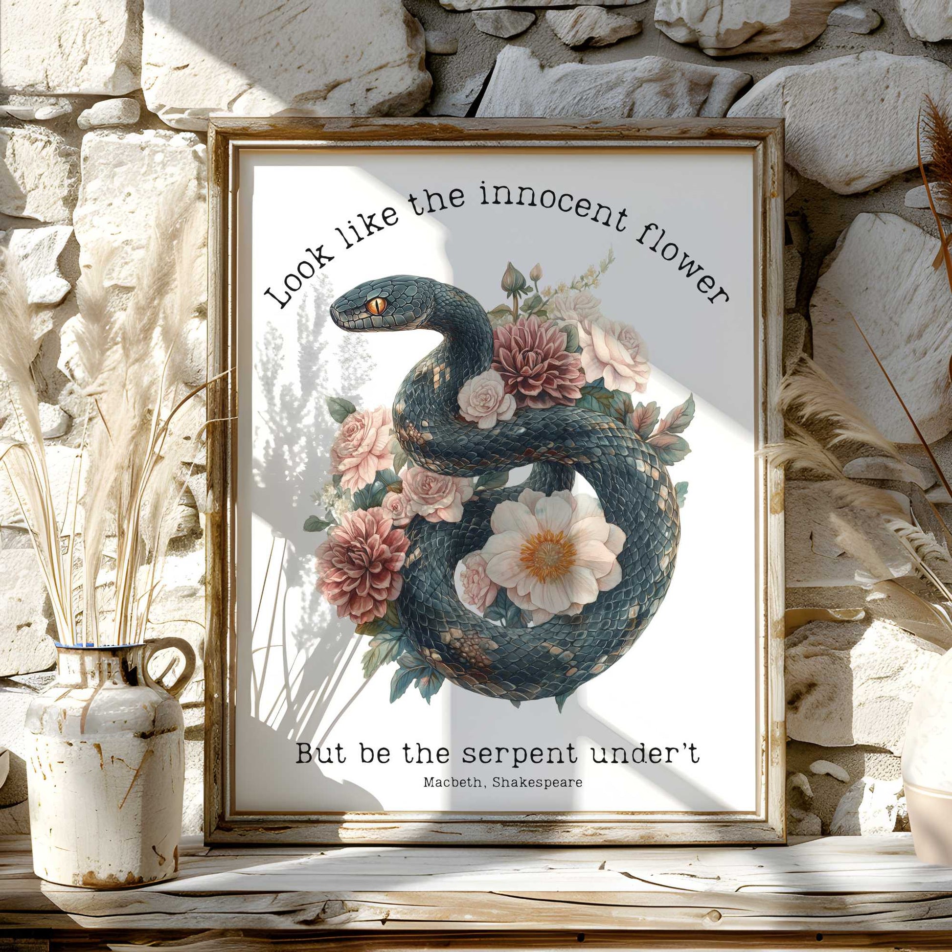 Poster 11″ x 14″ / Matte Design 186A - Art Print The Mystic Eden