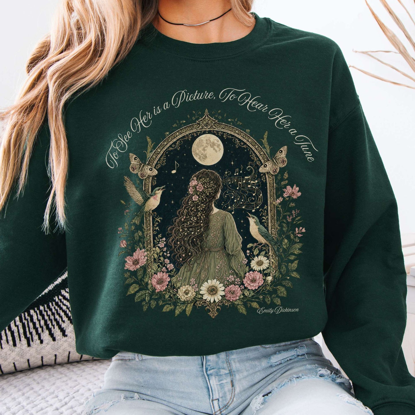 Sweatshirt Forest Green / S Design 295 Crewneck Sweatshirt The Mystic Eden