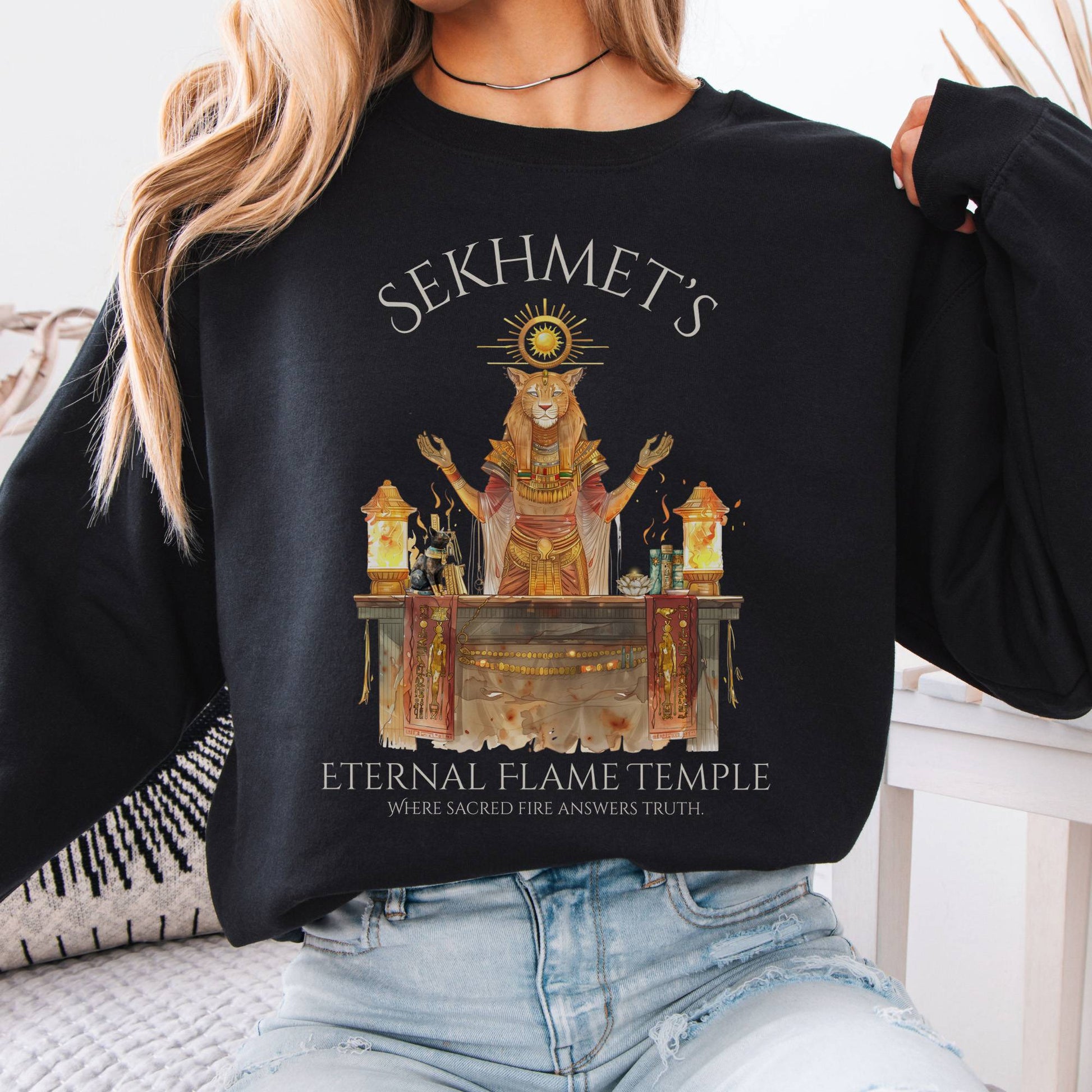 Sweatshirt Design 264 Crewneck Sweatshirt The Mystic Eden